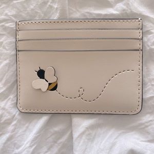 KATE SPADE Bumble Bee card holder NWT